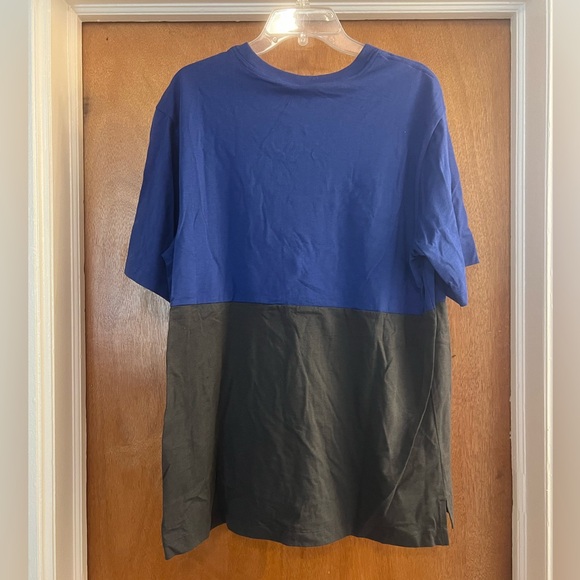 Nike NFL NY Giants Men’s Blue & Charcoal Crew Neck Short Sleeve Tee - Picture 2 of 4